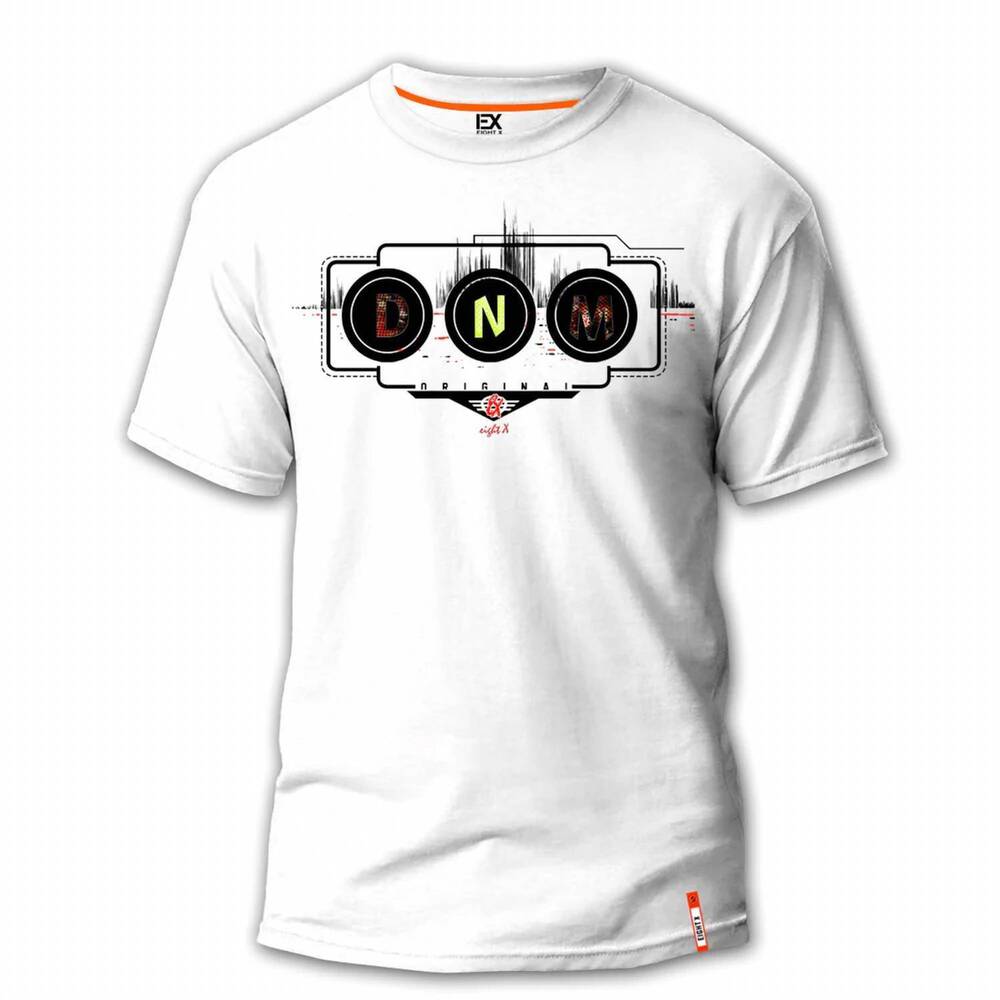 NEW EIGHT X men's dnm street t-shirt in white